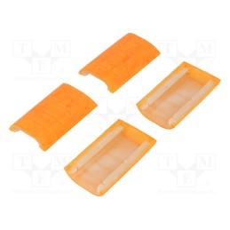 1 set x RETEX - P33133535 -AS - Rubber corner, Series: 33, orange, 4pcs.