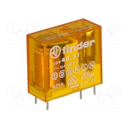 1 pcs x FINDER - 40.31.8.048.0000 - Relay: electromagnetic, SPDT, Ucoil: 48VAC, Icontacts max: 20A