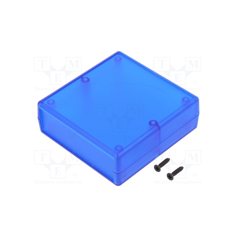 1 pcs x HAMMOND - 1593ARTBU - Enclosure: with panel, 1593, X: 74mm, Y: 75mm, Z: 27mm, ABS