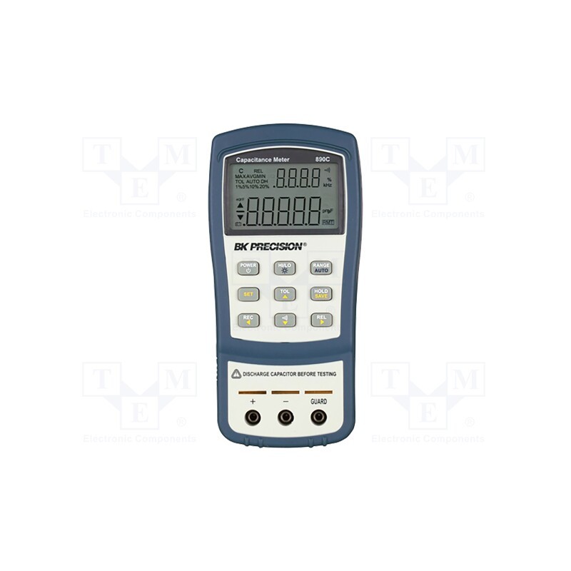 1 pcs x B&K PRECISION - BK890C - Capacity, LCD, 4,5 digit (11000), 5x/s, 190x90x41mm, 0.5%