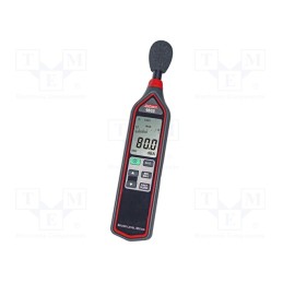 1 pcs x SEFRAM - SEFRAM9835 - Meter: sound level, LCD, 4-digit, Sound level: 30÷130dB, 185g