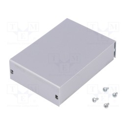 1 pcs x TEKO - 3/A.1 - Enclosure: multipurpose, X: 72mm, Y: 103mm, Z: 28mm, AL BOX, grey