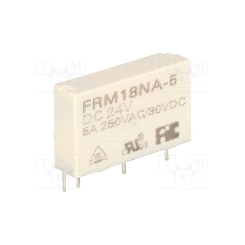 1 pcs x FORWARD INDUSTRIAL CO. - FRM18NA-5 DC24V - Relay: electromagnetic, SPST-NO, Ucoil: 24VDC, Icontacts max: 5A
