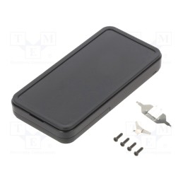 1 pcs x TAKACHI - CS90-B - Enclosure: multipurpose, X: 45mm, Y: 90mm, Z: 12mm, CS, ABS, black