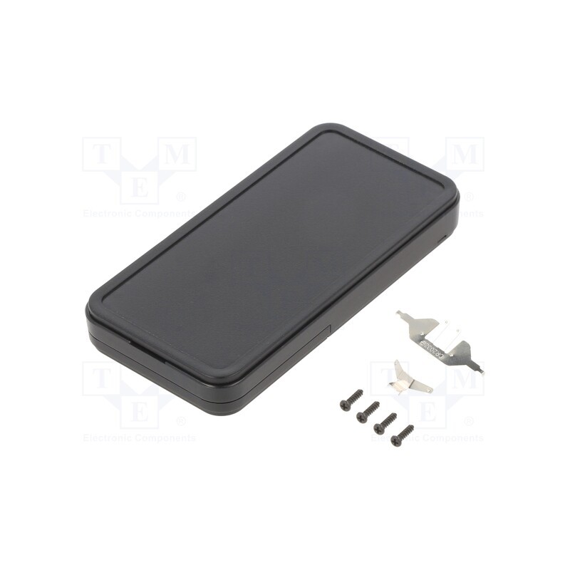 1 pcs x TAKACHI - CS90-B - Enclosure: multipurpose, X: 45mm, Y: 90mm, Z: 12mm, CS, ABS, black