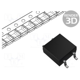1 pcs x OMRON OCB - G3VM61G3 - Relay: solid state, SPST-NO, 400mA, max.60VAC, max.60VDC, SMT, SOP4