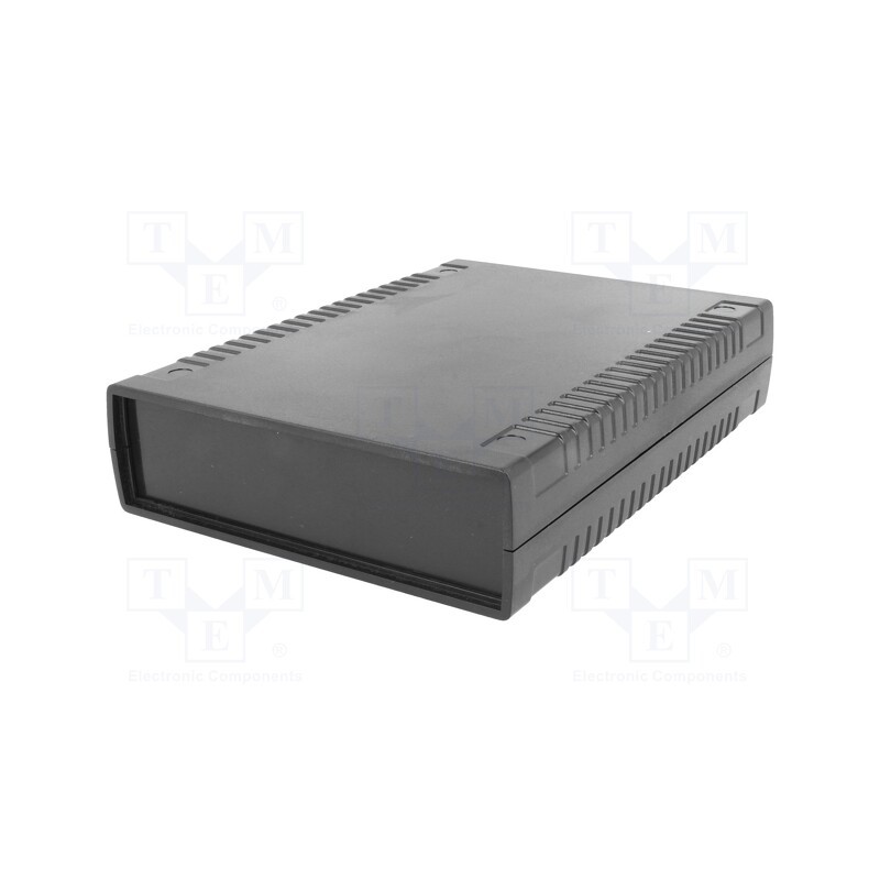 1 pcs x KRADEX - Z112A - Enclosure: with panel, X: 136mm, Y: 185mm, Z: 40mm, ABS, black, IP54