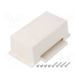 1 pcs x SUPERTRONIC - PP092W-S - Enclosure: multipurpose, X: 78mm, Y: 133mm, Z: 45mm, ABS, white