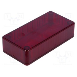 1 pcs x HAMMOND - 1591ATRD - Enclosure: multipurpose, X: 50mm, Y: 100mm, Z: 21mm, 1591, IP54