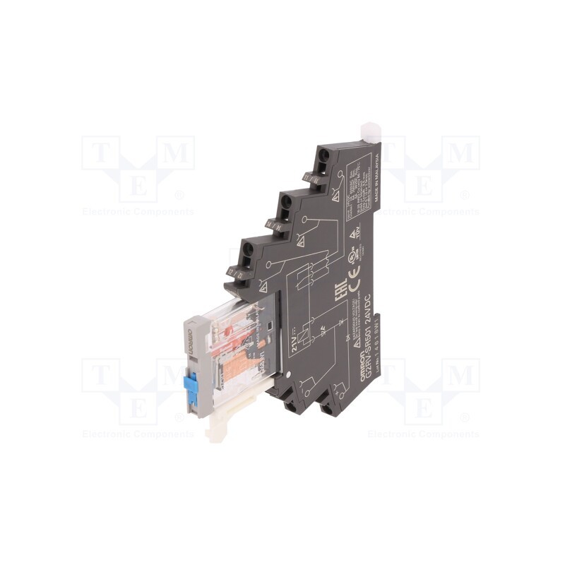 1 pcs x OMRON - G2RV-SR501 DC24 - Relay: interface, SPDT, Ucoil: 24VDC, 6A, 6A/250VAC, 6A/30VDC, 100mΩ