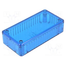 1 pcs x HAMMOND - 1591ATBU - Enclosure: multipurpose, X: 50mm, Y: 100mm, Z: 21mm, 1591, IP54