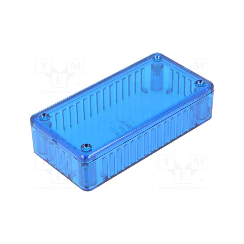 1 pcs x HAMMOND - 1591ATBU - Enclosure: multipurpose, X: 50mm, Y: 100mm, Z: 21mm, 1591, IP54