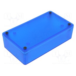 1 pcs x HAMMOND - 1591XXBTBU - Enclosure: multipurpose, X: 63mm, Y: 113mm, Z: 31mm, 1591, ABS, blue
