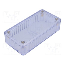 1 pcs x HAMMOND - 1591ATCL - Enclosure: multipurpose, X: 50mm, Y: 100mm, Z: 21mm, 1591, IP54