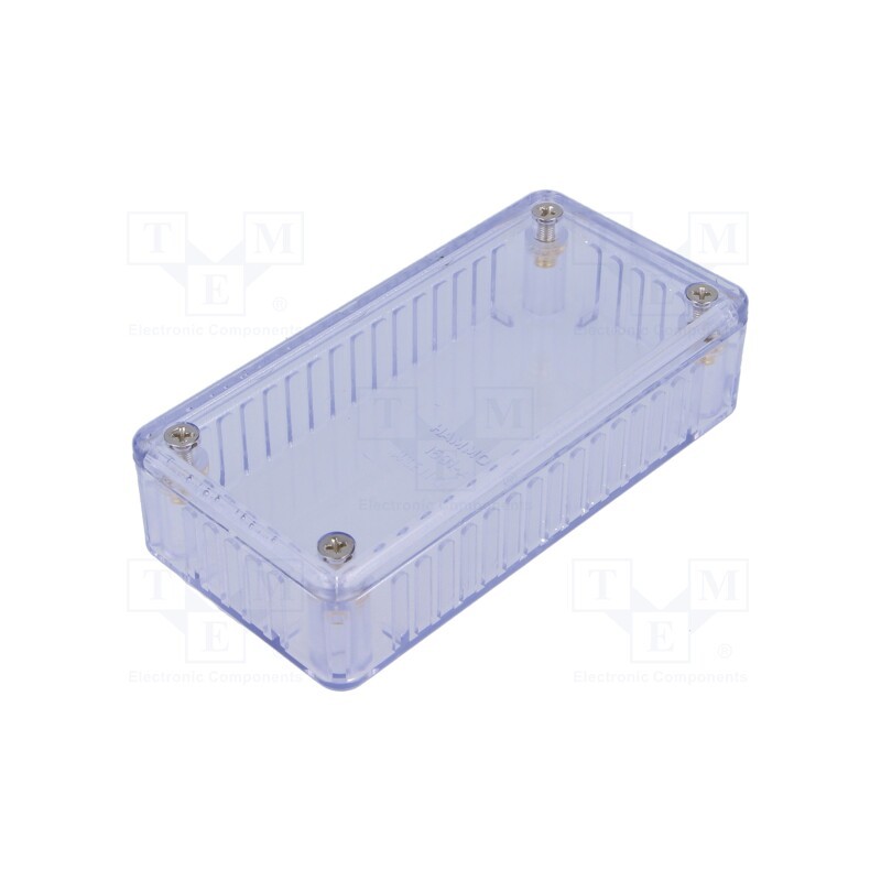 1 pcs x HAMMOND - 1591ATCL - Enclosure: multipurpose, X: 50mm, Y: 100mm, Z: 21mm, 1591, IP54