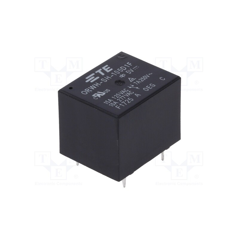1 pcs x TE Connectivity - 1-1721150-0 - Relay: electromagnetic, SPDT, Ucoil: 5VDC, 10A, 10A/277VAC, PCB, 70Ω