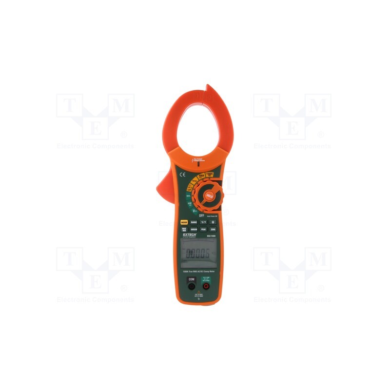 1 pcs x EXTECH - MA1500 - Meter: multifunction, digital,pincers type, Øcable: 50mm, LCD