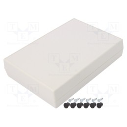 1 pcs x GAINTA - G1208G - Enclosure: multipurpose, X: 123mm, Y: 174mm, Z: 38mm, ABS, light grey