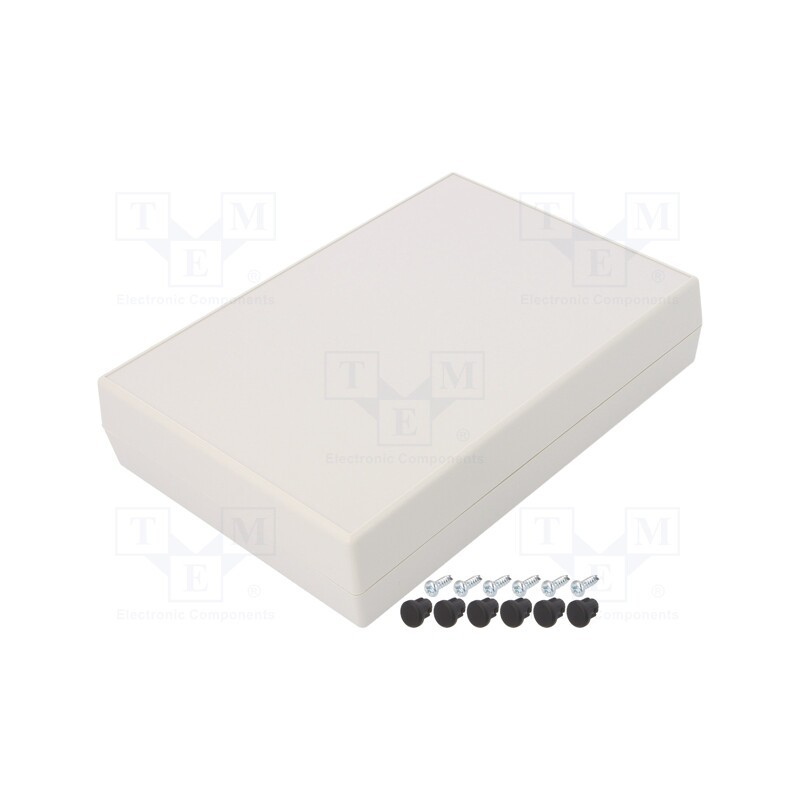 1 pcs x GAINTA - G1208G - Enclosure: multipurpose, X: 123mm, Y: 174mm, Z: 38mm, ABS, light grey
