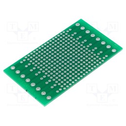1 pcs x PHOENIX CONTACT - EH 45F/16 DEV-PCB - Prototype board, green, UL94V-0, Series: EH 45 FLAT, FR 4-21
