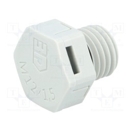 1 pcs x FIBOX - GVPPA M12L - Pressure compensation device, IP68, Thread: M12, Body: grey, 10mm