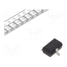 20 pcs x NEXPERIA - BC807-25W,115 - Transistor: PNP, bipolar, 45V, 0.5A, 250mW, SC70,SOT323