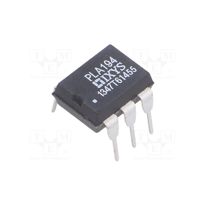 1 pcs x IXYS - PLA194 - Relay: solid state, SPST-NO, Icntrl max: 50mA, 130mA, max.600VAC