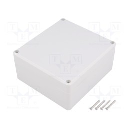 1 pcs x KRADEX - Z59JH TM ABS - Enclosure: multipurpose, X: 115mm, Y: 125mm, Z: 58mm, ABS, grey, IP65