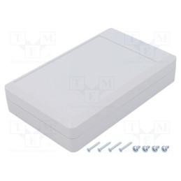 1 pcs x SUPERTRONIC - PP080G-S - Enclosure: multipurpose, X: 90mm, Y: 144mm, Z: 30mm, ABS, grey