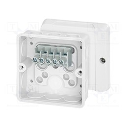 1 pcs x HENSEL - 62000270 - Enclosure: junction box, X: 88mm, Y: 88mm, Z: 50mm, IP55, white