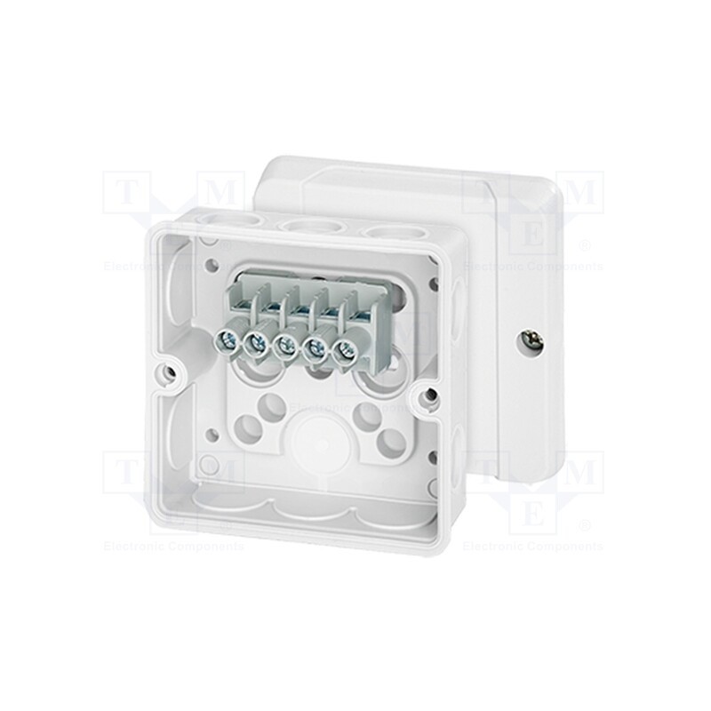 1 pcs x HENSEL - 62000270 - Enclosure: junction box, X: 88mm, Y: 88mm, Z: 50mm, IP55, white
