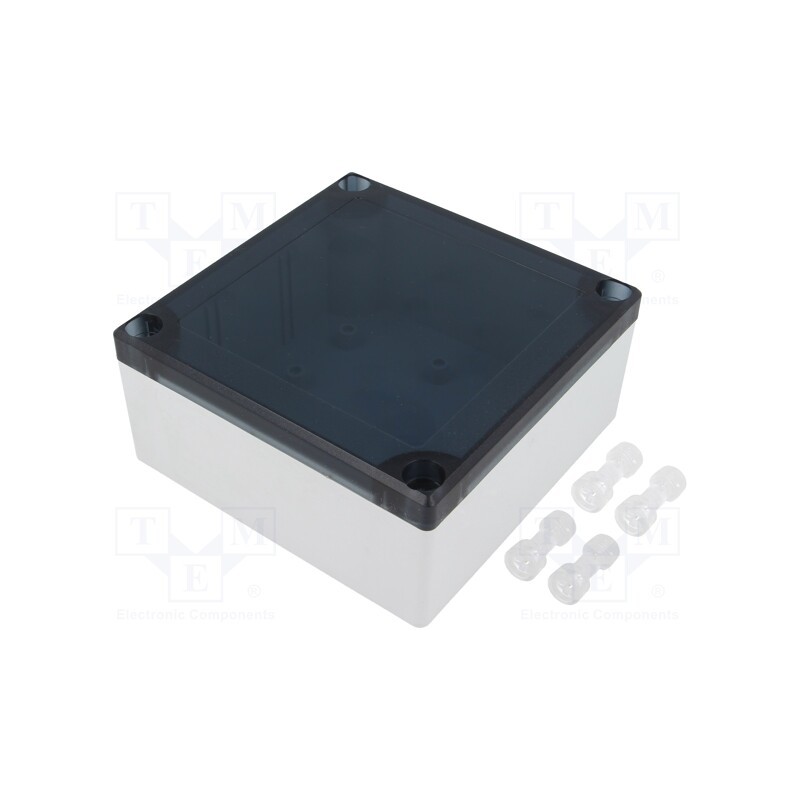 1 pcs x MASZCZYK - KM-500AGTRS - Enclosure: multipurpose, X: 104mm, Y: 113mm, Z: 53mm, ABS, grey, IP55
