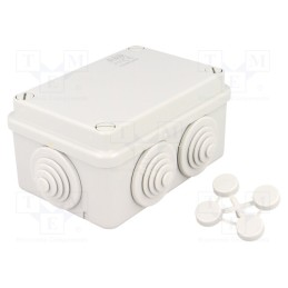 1 pcs x ABB - 1SL0820A00 - Enclosure: junction box, X: 79mm, Y: 114mm, Z: 57mm, wall mount, IP55