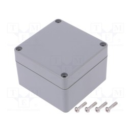 1 pcs x GAINTA - G366-IP67 - Enclosure: multipurpose, X: 80mm, Y: 82mm, Z: 55mm, ABS, dark grey
