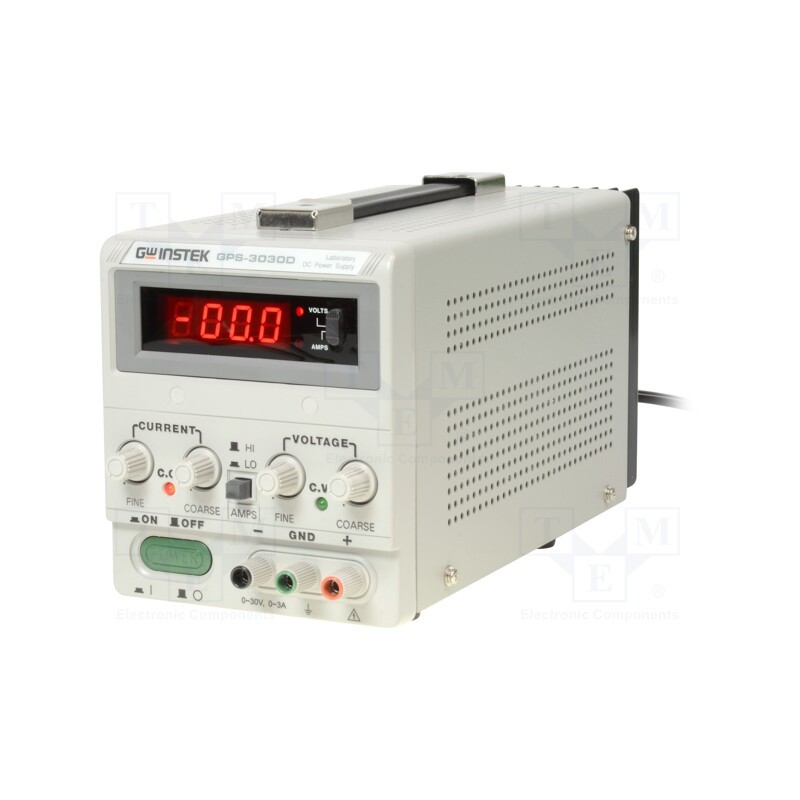 1 pcs x GW INSTEK - GPS-3030D - Power supply: laboratory, single-channel,linear, 0÷30VDC, 0÷3A