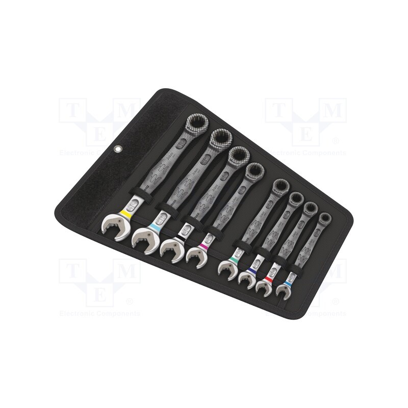 1 set x WERA - 5020012001 - Wrenches set, combination spanner,with ratchet, Joker 6000