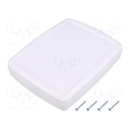 1 pcs x KRADEX - Z124B - Enclosure: multipurpose, X: 144mm, Y: 184mm, Z: 38mm, ABS, white, IK09