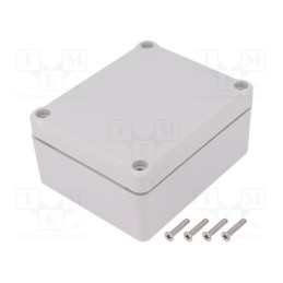 1 pcs x KRADEX - Z54JS-IP67 TM ABS - Enclosure: multipurpose, X: 74mm, Y: 89mm, Z: 41mm, ABS, grey, IP67