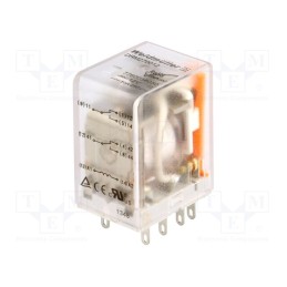 1 pcs x WEIDMu00dcLLER - 7760056050 - Relay: electromagnetic, DPDT, Ucoil: 12VDC, Icontacts max: 10A