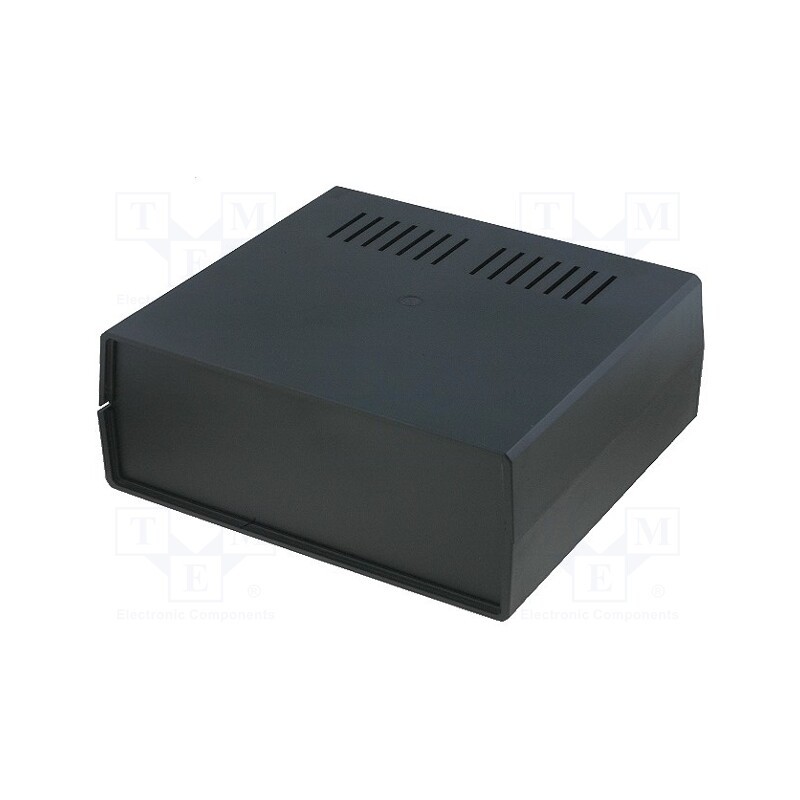 1 pcs x KRADEX - Z17W - Enclosure: with panel, vented, X: 218mm, Y: 237mm, Z: 92mm, black