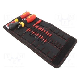 1 set x WIHA - 40674 - Kit: screwdrivers, torque,insulated, 1kVAC, case, 13pcs.
