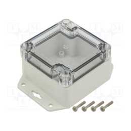 1 pcs x KRADEX - ZP75.75.45SUJP TM ABS-PC - Enclosure: multipurpose, X: 75mm, Y: 75mm, Z: 45mm, ZP, ABS, IP67