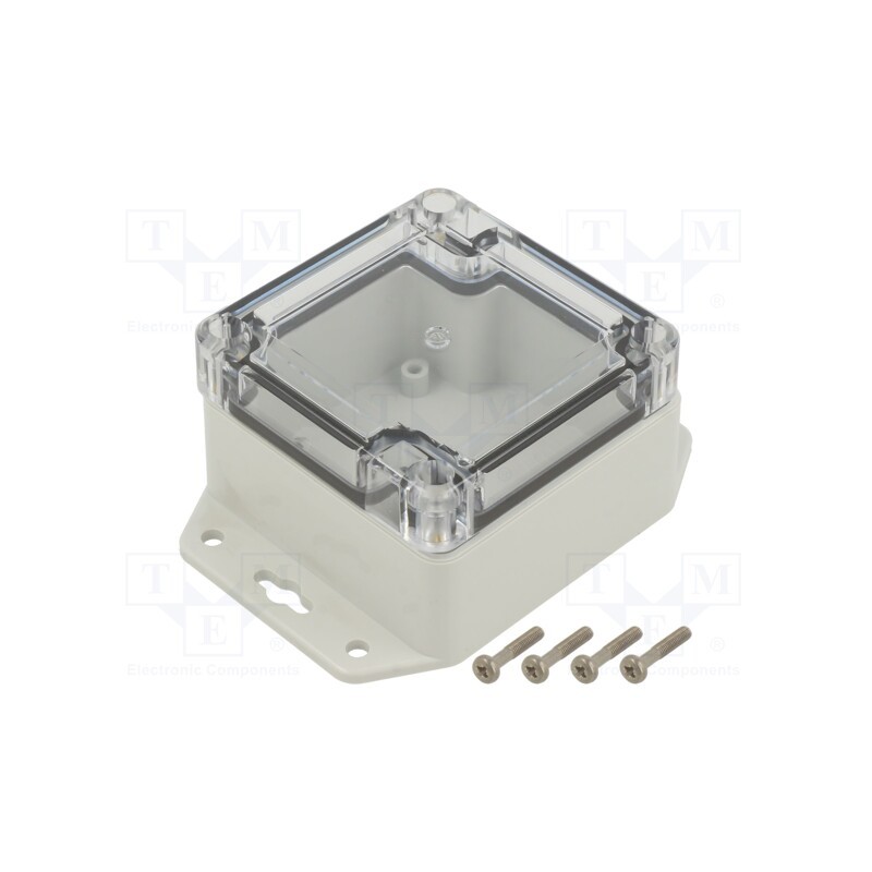 1 pcs x KRADEX - ZP75.75.45SUJP TM ABS-PC - Enclosure: multipurpose, X: 75mm, Y: 75mm, Z: 45mm, ZP, ABS, IP67