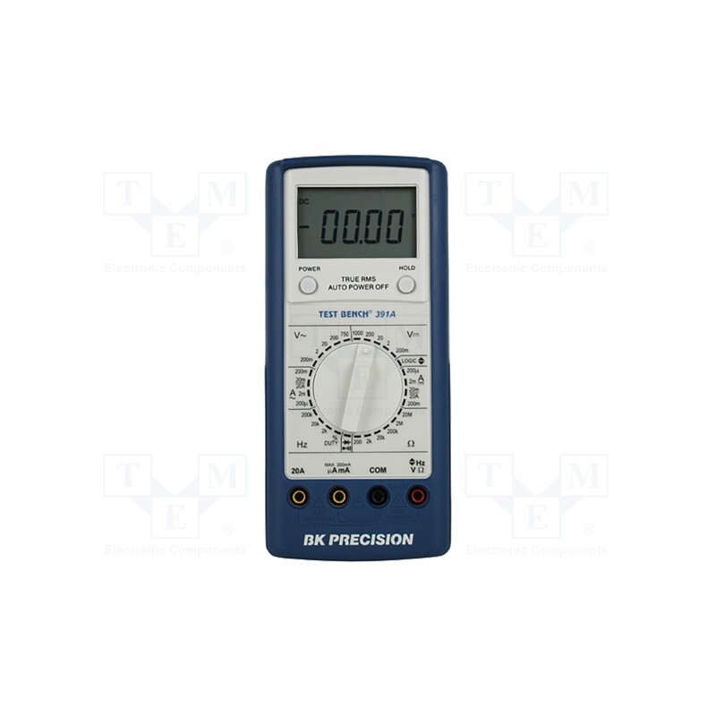 1 pcs x B&K PRECISION - BK391A - Digital multimeter, LCD, 4,5 digit (20000), True RMS, 0÷50°C