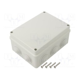 1 pcs x SCAME - 685.006 - Enclosure: junction box, X: 118mm, Y: 158mm, Z: 69mm, wall mount