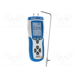 1 pcs x PEAKTECH - P 5145 - Manometer, 0÷50mbar, Interface: USB, 203x75x50mm, Accur: ±1,0°C