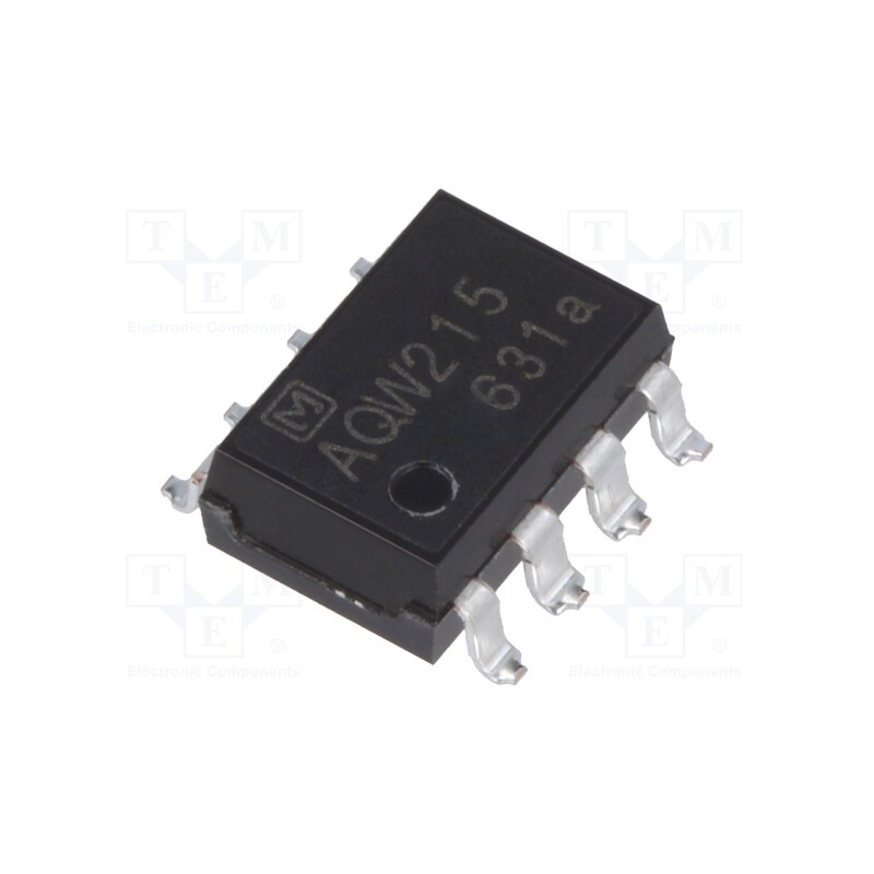 1 pcs x PANASONIC - AQW215A - Relay: solid state, Icntrl max: 3mA, 300mA, max.100VAC, max.100VDC