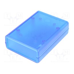 1 pcs x HAMMOND - 1593LTBU - Enclosure: with panel, 1593, X: 66mm, Y: 92mm, Z: 28mm, ABS