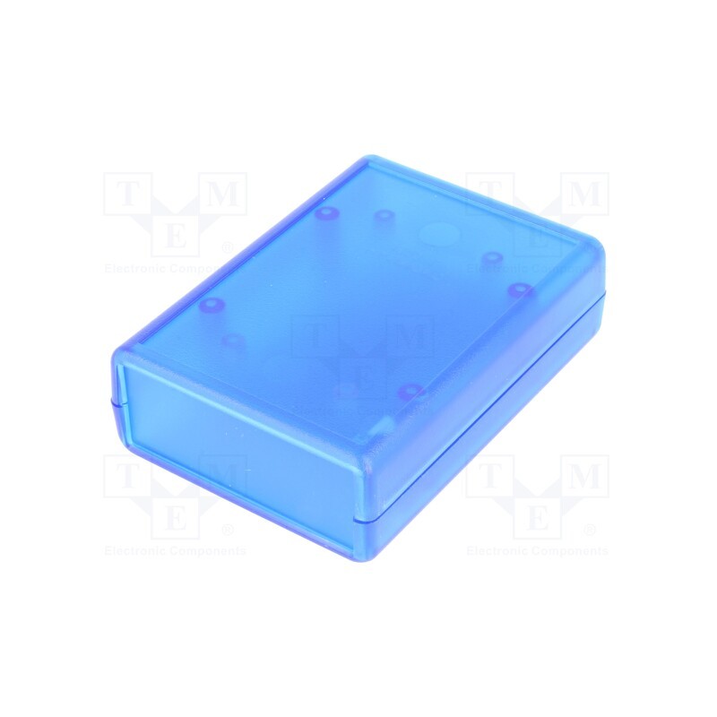 1 pcs x HAMMOND - 1593LTBU - Enclosure: with panel, 1593, X: 66mm, Y: 92mm, Z: 28mm, ABS