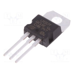 1 pcs x STMicroelectronics - LM317T - IC: voltage regulator, linear,adjustable, 1.2÷37V, 1.5A, TO220AB
